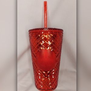 Starbucks 2021 Christmas Release Red Grande Textured Cup